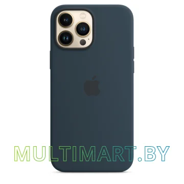 Чехол для телефона Apple MagSafe Silicone Case для iPhone 13 Pro Max (синий омут) картинка 3
